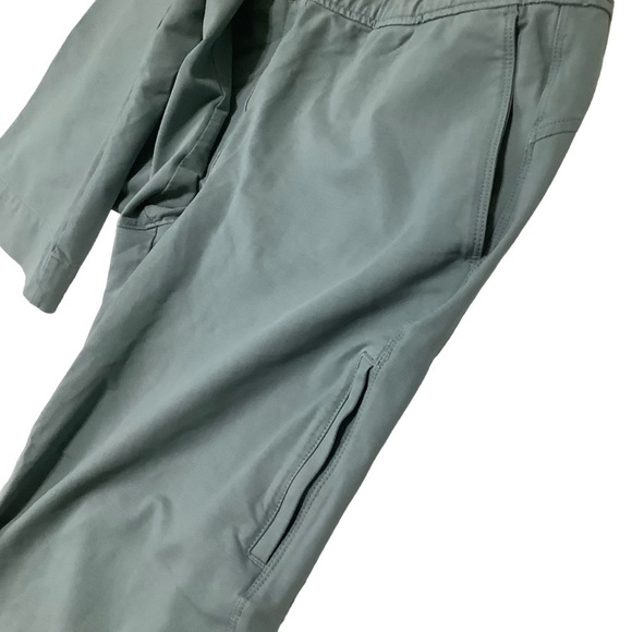 Orvis Cargo Capris Sz Medium Stretch Blue Grey Green - Picture 6 of 8